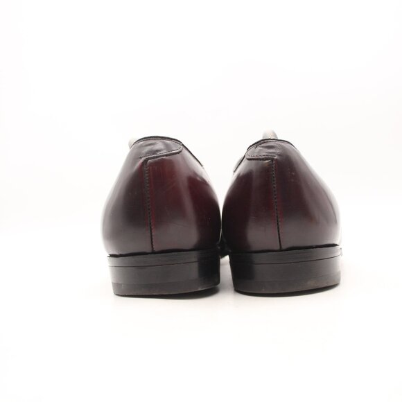Johnston Murphy Heritage Burgundy Leather Men\'s Size 10.5 EEE Oxfords Made USA
